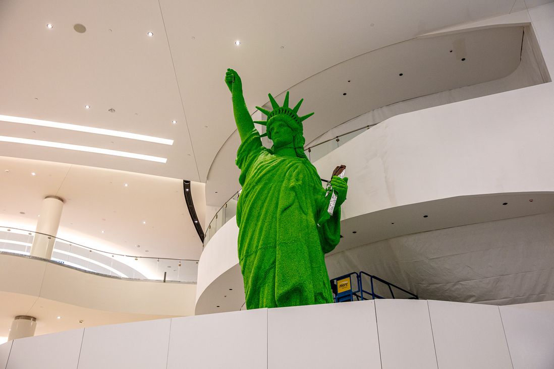 Inside the American Dream mall